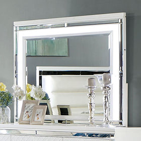 CALANDRIA Mirror w/ LED, White