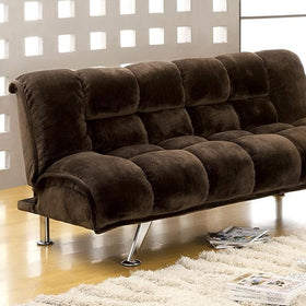 MARBELLE Futon Sofa, Dark Brown