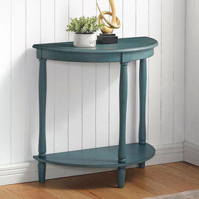 MENTON Side Table, Antq. Teal