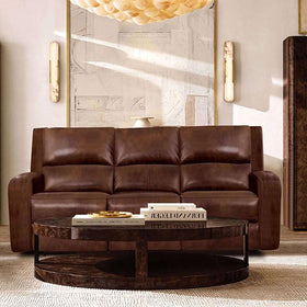 SOTERIOS Power Sofa, Medium Brown