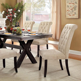 XANTHE Black Dining Table