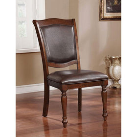 Sylvana Brown Cherry/Espresso Side Chair (2/CTN)