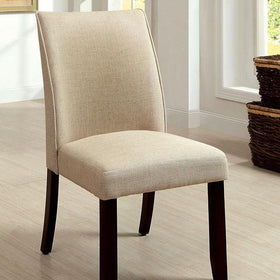 Cimma Espresso/Ivory Side Chair (2/CTN)
