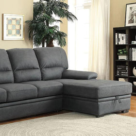 ALCESTER Graphite Sectional w/ Sleeper, Graphite