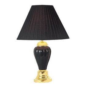 SCARLETT Black Table Lamp (6/CTN)