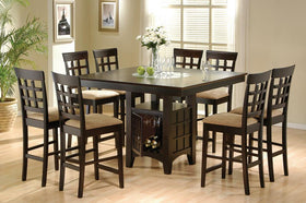 Gabriel 7-piece Square Counter Height Dining Set Cappuccino
