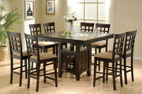 Gabriel 9-piece Square Counter Height Dining Set Cappuccino