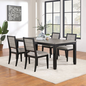 Elodie Dining Table Set with Extension Leaf