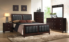 202091KW S5 CA KING 5PC SET (KW.BED,NS,DR,MR,CH)