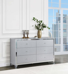 Larue 6-drawer Dresser Silver