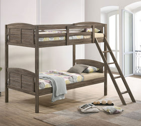 Flynn Bunk Bed Weathered Brown