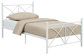 Hart Twin Platform Bed White