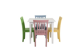 Rory 5-piece Dining Set Multi Color