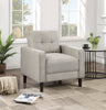 Bowen Upholstered Track Arms Tufted Chair