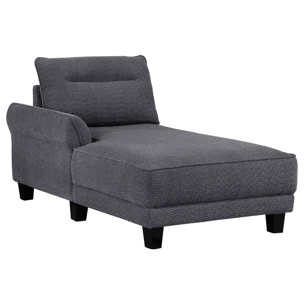 Caspian Upholstered Curved Arms Sectional Sofa