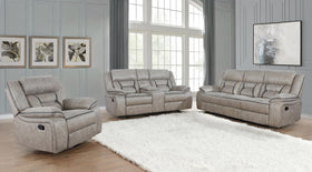 Greer 3-Piece Upholstered Tufted Living Room Set