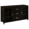 Lewes 2-door TV Stand with Adjustable Shelves Cappuccino image