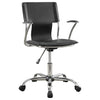 Himari Adjustable Height Office Chair Black and Chrome image
