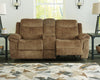 Huddle-Up Glider Reclining Loveseat with Console