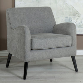 Charlie Upholstered Accent Chair with Reversible Seat Cushion
