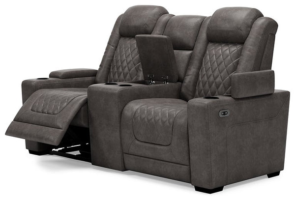 HyllMont Power Reclining Loveseat with Console
