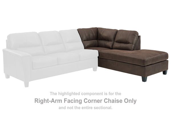 Navi 2-Piece Sleeper Sectional with Chaise