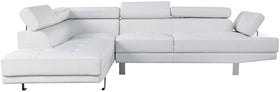 Acme Furniture Connor Sectional Sofa Set in Cream 52645