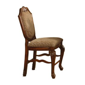Chateau De Ville Fabric & Cherry Counter Height Chair