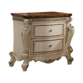 Picardy Antique Pearl & Cherry Oak Nightstand