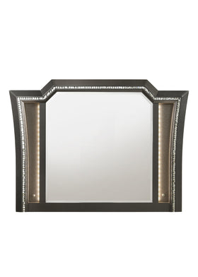 Kaitlyn Metallic Gray Mirror