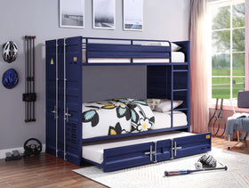 Cargo Blue Bunk Bed (Twin/Twin)