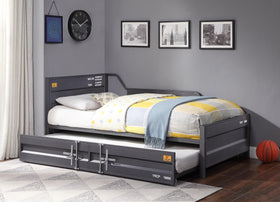 Cargo Gunmetal Daybed & Trundle (Twin Size)