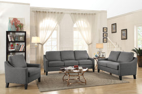 Zapata Gray Linen Sofa