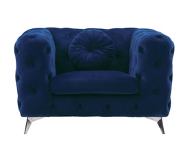 Atronia Blue Fabric Chair
