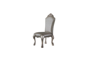 Dresden Vintage Bone White & PU Side Chair