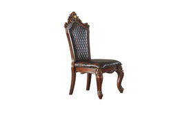 Picardy Cherry Oak & PU Side Chair
