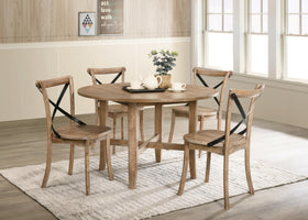 Kendric Rustic Oak Dining Table