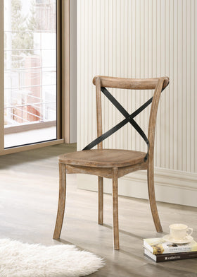 Kendric Rustic Oak Side Chair