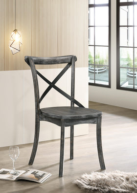 Kendric Rustic Gray Side Chair