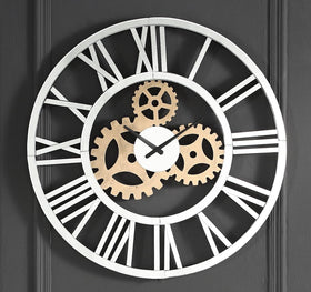 Acilia Mirrored Wall Clock