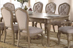 Acme Chelmsford Dining Table in Antique Taupe 66050