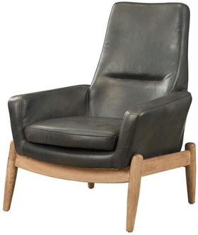 Acme Dolphin Accent Chair in Black 59533