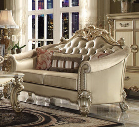 Acme Dresden Loveseat in Gold Patina 53121