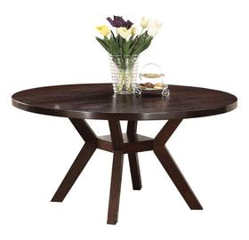 Acme Furniture Drake Round Dining Table in Espresso 16250