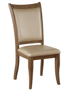 Acme Furniture Harald Side Chair in Beige and Gray (Set of 2) 71767