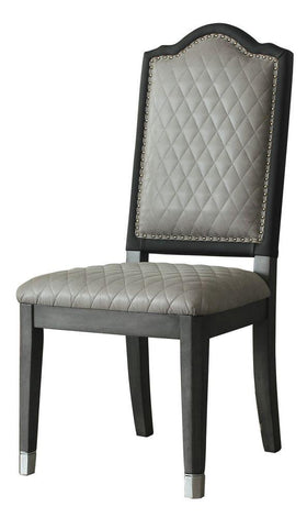 Acme Furniture House Beatrice Side Chair in Charcoal (Set of 2) 68812