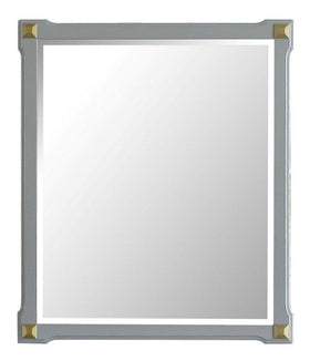 Acme Furniture House Marchese Mirror in Pearl Gray 28864