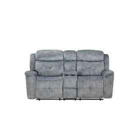 Acme Furniture Mariana Motion Loveseat in Silver Gray 55031