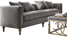Acme Furniture Sidonia Sofa in Gray Velvet 53580