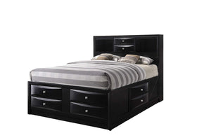 Acme Ireland Full Storage Bed in Black 21620F